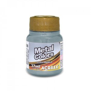 TINTA METAL COLORS 37ML 533 PRATA 3640 ACRILEX