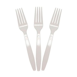 GARFO PLASTICO REFEIÇÃO MASTER BRANCO C/50 MAXPLASTIC