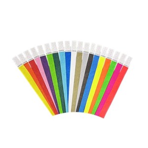 PULSEIRA VIP TYVEK FIX BANDS PRETO C/50 POPPER