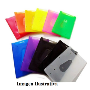 PROTETOR PARA CARTÃO LARANJA FECHADO BADGE