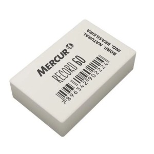 BORRACHA BRANCA RECORD 60 C/3 UNIDADES MERCUR
