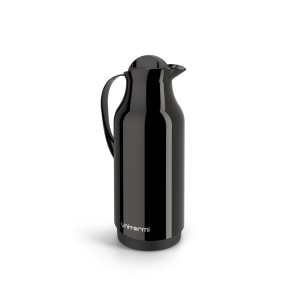 GARRAFA TÉRMICA ROLHA 1LT PRETA SIENA 82001 UNITERMI