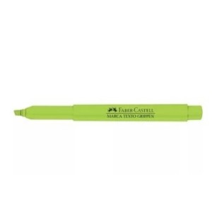 MARCA TEXTO VERDE FOLHA FABER CASTELL