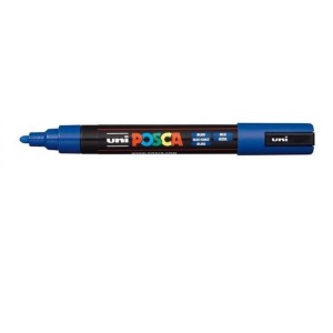 CANETA  POSCA PC5M AZUL ESCURO