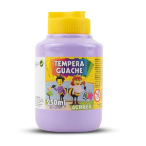 TINTA GUACHE LILÁS 528 DE 250ML ACRILEX