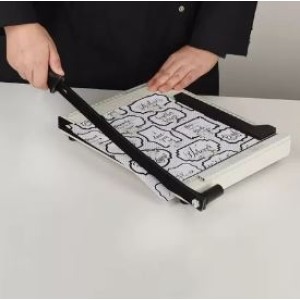 GUILHOTINA BASE DE AÇO 30 CM COM TRAVA MAZZILI