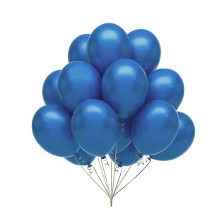 BALÃO Nº 09 AZUL ROYAL COM 50 UNIDADES HAPPY DAY