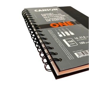 CADERNO ART BOOK ONE A5 COM 160 FOLHAS 100G/M² CANSON