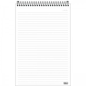 BLOCO A5 CAPA FLEXÍVEL PAUTADO 80FLS ORGANIZER TILIBRA