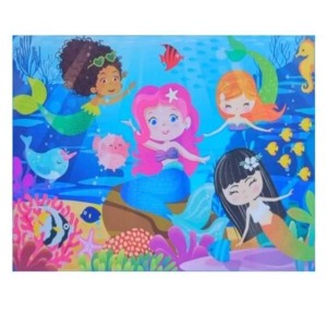 QUEBRA-CABEÇA 60 PEÇAS SEREIAS REF.791663 PAIS & FILHOS