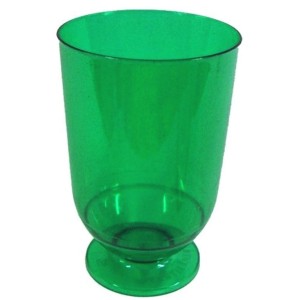 TAÇA PLASTICA VERDE ESCURO PIT 050 10 UNIDADES PLASTILANIA